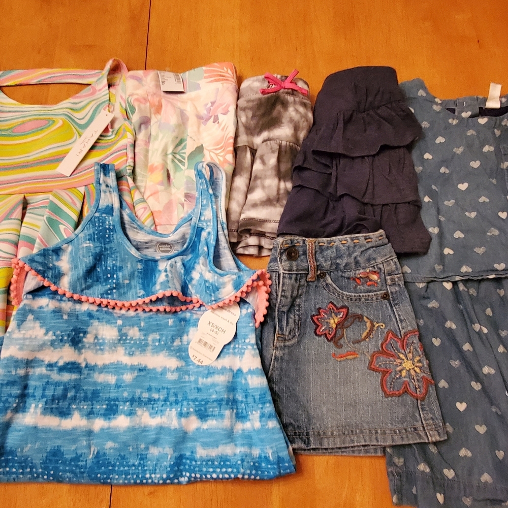 NWT Girls Clothing Lot Size XS-4/5